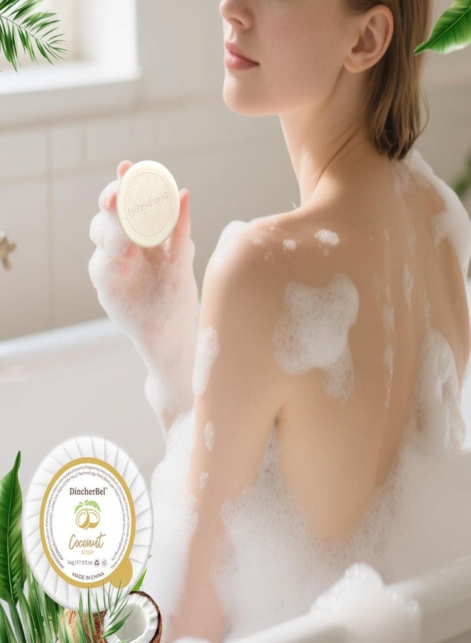 DincherBel Hotel Soap Bars - 0.5 oz 50 Capsules Individual Round Soap (Travel Size) – Bulk Toiletries for Airbnb/Motel/Guest Bathrooms - Image 5
